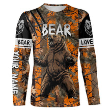 Load image into Gallery viewer, Bear hunter big game hunting Customize Name 3D All Over Printed Shirts, Bear hunting apparel NQS996