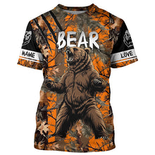 Load image into Gallery viewer, Bear hunter big game hunting Customize Name 3D All Over Printed Shirts, Bear hunting apparel NQS996