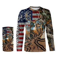 Load image into Gallery viewer, American Deer hunting camouflage shirt Customize Name 3D All Over Printed Shirts NQS1156