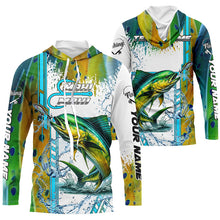 Load image into Gallery viewer, Mahi Mahi fishing green scales custom Mahi mahi fishing team jerseys, Dorado fishing apparel NQS8747