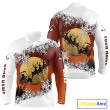 Load image into Gallery viewer, Christmas Golf Polo Shirts For Men Custom Mens Golf Outfit, Christmas Golf Gifts NQS10926