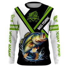 Load image into Gallery viewer, Personalized Bass Fishing jerseys, Bass Fishing Long Sleeve Fishing tournament shirts NQS2410