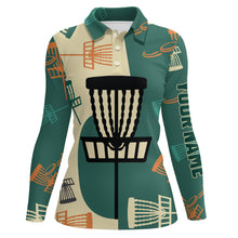 Load image into Gallery viewer, I Love Disc Golf Shirt For Women polo shirt custom Disc Golf Shirt For female Disc Golfer NQS5584
