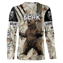 Load image into Gallery viewer, Bear hunter big game hunting camouflage Customize 3D All Over Printed Shirts, Bear hunting apparel NQS4007