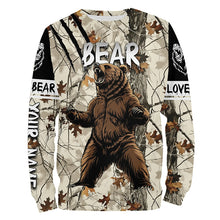 Load image into Gallery viewer, Bear hunter big game hunting camouflage Customize 3D All Over Printed Shirts, Bear hunting apparel NQS4007