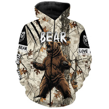 Load image into Gallery viewer, Bear hunter big game hunting camouflage Customize 3D All Over Printed Shirts, Bear hunting apparel NQS4007