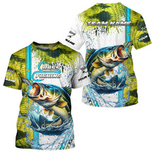 Load image into Gallery viewer, Largemouth bass fishing Green scales custom Bass fishing team jerseys fishing apparel NQS8603