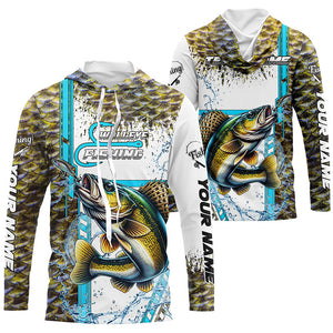 Walleye fishing scales custom Walleye fishing team jerseys, Walleye fishing apparel NQS8604