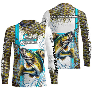 Walleye fishing scales custom Walleye fishing team jerseys, Walleye fishing apparel NQS8604