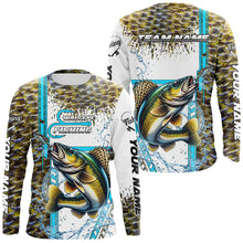 Load image into Gallery viewer, Walleye fishing scales custom Walleye fishing team jerseys, Walleye fishing apparel NQS8604