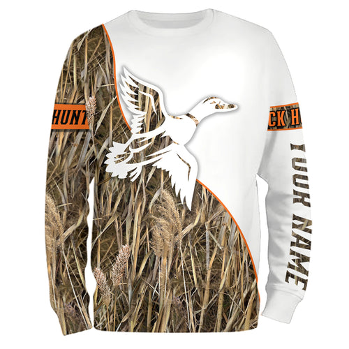 Duck Hunting camo tattoo Custom 3D All Over Printed Shirts, Personalized waterfowl Hunting apparel NQS6596