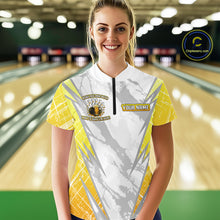 Load image into Gallery viewer, Bowling and beer That&#39;s why I&#39;m here Funny Women Bowling Shirts Custom Team Bowling Jerseys NQS10134