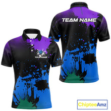 Load image into Gallery viewer, Personalized Bowling Polo, Quarter Zip Shirts For Men Custom Team Bowling Jersey Gift For Bowlers NQS10596