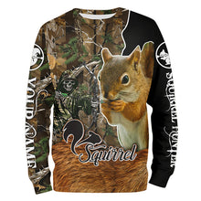 Load image into Gallery viewer, Squirrel Hunting Camouflage Custom Name Shirts for Hunter, Squirrel Hunting Gifts Shirts FSD554