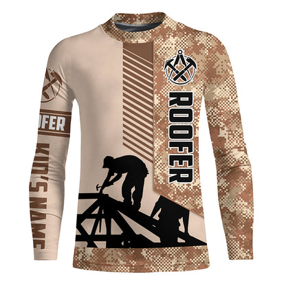 Personalized Roofing Roof repair UV Protection Long sleeve, T-shirt for Roofing Contractors, Roofers FSD4059