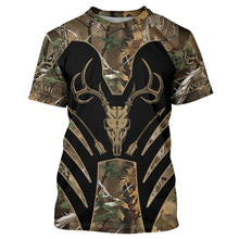 Load image into Gallery viewer, Bow Hunting Deer camouflage Custom Name all over print Shirts, Personalized Hunting Clothes for Men FSD459