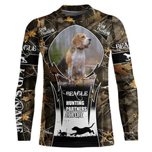 Load image into Gallery viewer, Beagle Hunting Dog Custom Dog Photo and Name Camouflage Shirts, Personalized Beagle Dog Shirts FSD1033