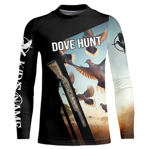 Dove hunting custom name all over print Shirt, Personalized Dove hunting shirt, gift for hunter FSD4605