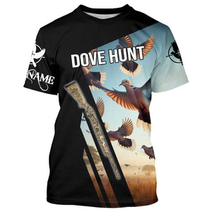 Dove hunting custom name all over print Shirt, Personalized Dove hunting shirt, gift for hunter FSD4605