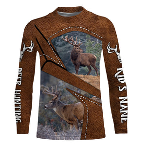 Deer Hunting Custom Name All over printed Shirts for Deer Hunter, Personalized Deer Hunting Gifts FSD2941