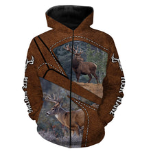 Load image into Gallery viewer, Deer Hunting Custom Name All over printed Shirts for Deer Hunter, Personalized Deer Hunting Gifts FSD2941