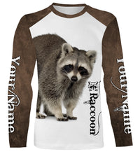 Load image into Gallery viewer, Raccoon Custom Name 3D all over printed Shirts for Men, women and Kid - Personalized gifts FSD3890