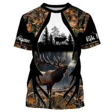 Load image into Gallery viewer, Best Elk Hunting Camouflage Custom Name Shirts for Hunters, Personalized Hunting Shirts FSD1812