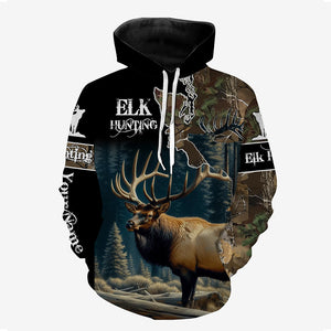 Best Elk Hunting Camouflage Shirts for Elk Hunters, Personalized Hunting Shirts FSD882