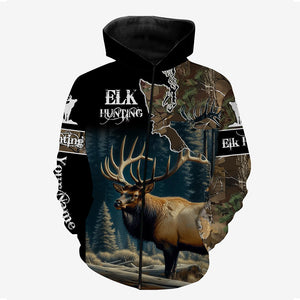 Best Elk Hunting Camouflage Shirts for Elk Hunters, Personalized Hunting Shirts FSD882