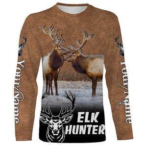 Elk Hunting Custom Name Shirts for Elk Hunters, Best Elk Hunting Gifts for Men FSD4528