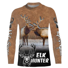 Load image into Gallery viewer, Elk Hunting Custom Name Shirts for Elk Hunters, Best Elk Hunting Gifts for Men FSD4528