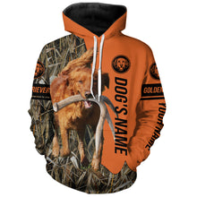 Load image into Gallery viewer, Red Golden Retriever Hunting Dog Customized Name Shirts for Hunters, Personalized hunting gifts FSD4175