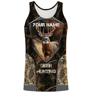 Best Deer Hunting Camouflage Custom Name Shirts, Gift for hunters FSD2330