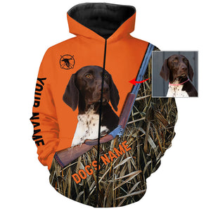 Personalized hunting dogs Shirts for Hunters Custom Dog's image and Names Shirts - FSD3822