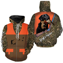 Load image into Gallery viewer, Black Labs Pheasant hunting Dog Custom name all over print Vest Shirt for Pheasant hunter, Bird hunter FSD3994