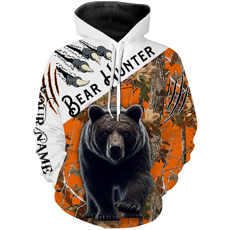 Bear Hunting Camouflage custom Name all over print Shirts, Bear hunting Shirt, gift for Hunter FSD227