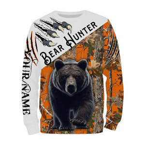 Bear Hunting Camouflage custom Name all over print Shirts, Bear hunting Shirt, gift for Hunter FSD227