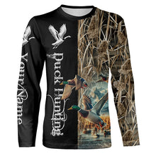 Load image into Gallery viewer, Duck Hunting Waterfowl Camo Custom Name Shirts for Men and Kid, Personalized Duck hunters gifts FSD373