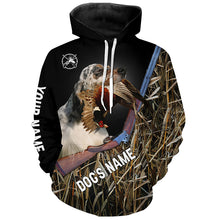 Load image into Gallery viewer, Llewellin English Setter Gun Dog Pheasant Hunting Custom Name Shirts for Pheasant Hunters FSD3921