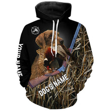 Load image into Gallery viewer, Pudelpointer Dog Pheasant Hunting Custom Name Shirts for Pheasant Hunters FSD3922