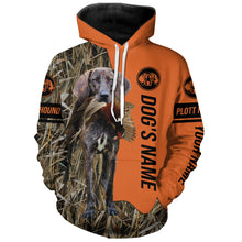 Load image into Gallery viewer, Plott hound Hunting Dog Customized Name All over printed Shirts, Hunting Gifts FSD4119