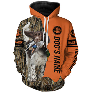 Small Munsterlander Hunting Dog Customized Name Shirts for Hunters, Pheasant Bird Hunting Gifts FSD4249