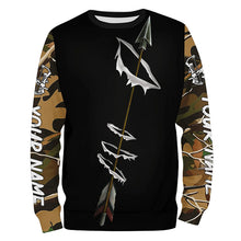 Load image into Gallery viewer, Archery Bow Hunting Custom Name Shirts - Personalized Bowhunting Gifts Shirts for Adult and kid FSD3069