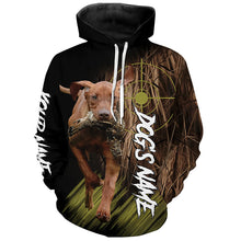 Load image into Gallery viewer, Vizsla Custom Name Hunting Dog Shirts for Hunter, Gifts for Hunters FSD4574