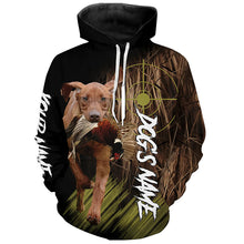 Load image into Gallery viewer, Vizsla Custom Name Hunting Dog Shirts for Hunter, Gifts for Hunters FSD4574