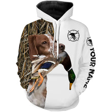 Load image into Gallery viewer, Duck Hunting With Dog Brittany Spaniel Customize Name Shirts, Personalized Gifts - FSD2785
