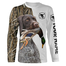 Load image into Gallery viewer, Duck Hunting With Dog Deutsch Drahthaar Customize Name Shirts, Personalized Gifts - FSD2786