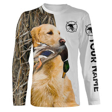 Load image into Gallery viewer, Duck Hunting With Dog Golden Retriever Customize Name 3D All Over Printed Shirts - Personalized Hunting Gifts FSD2166