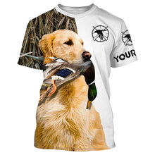 Load image into Gallery viewer, Duck Hunting With Dog Golden Retriever Customize Name 3D All Over Printed Shirts - Personalized Hunting Gifts FSD2166