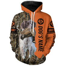 Load image into Gallery viewer, Liver Brittany Hunting Dog Customized Name All over printed Shirts for Hunters, Hunting Gifts FSD4222